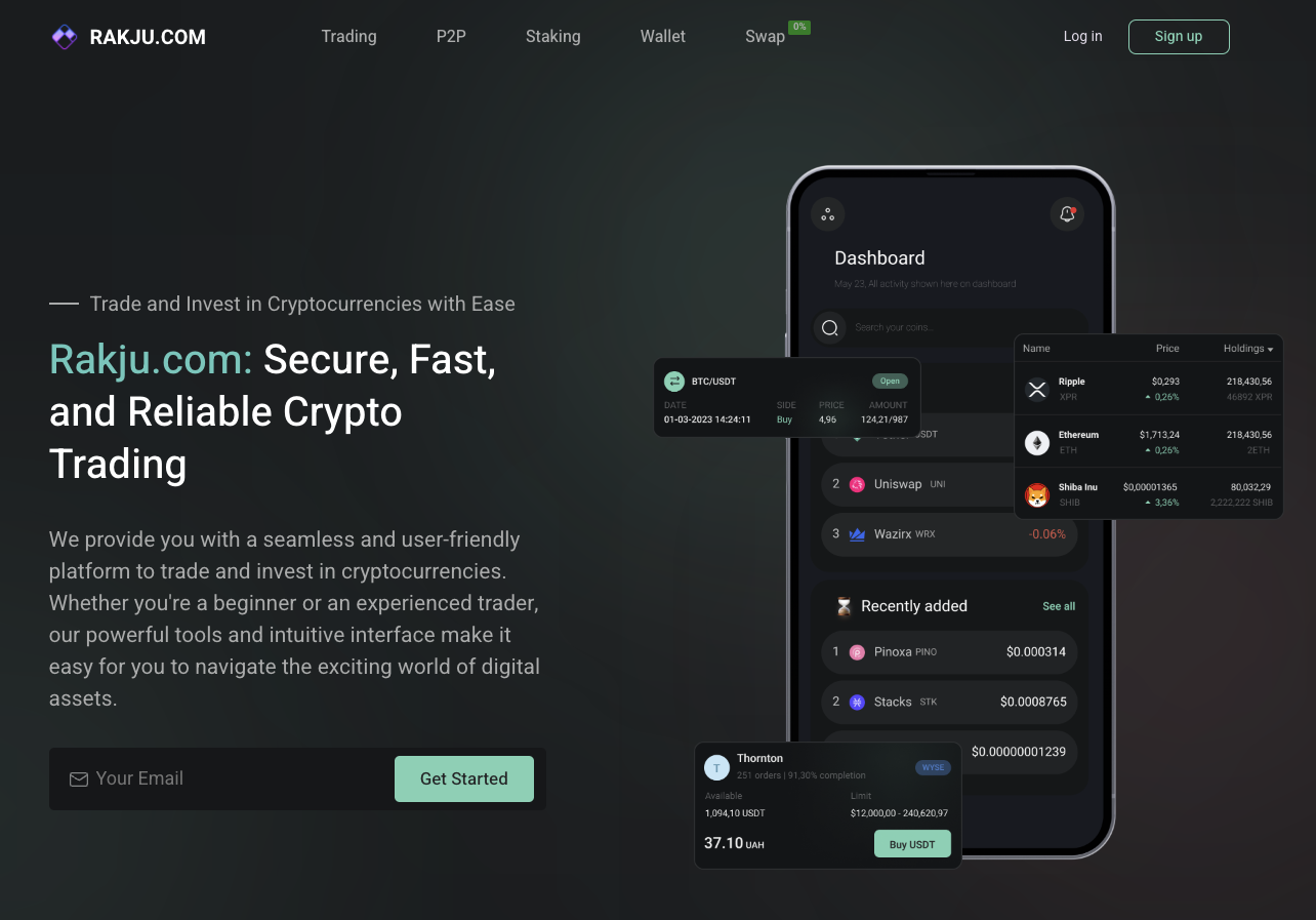 Обзор биржи Rakju.com